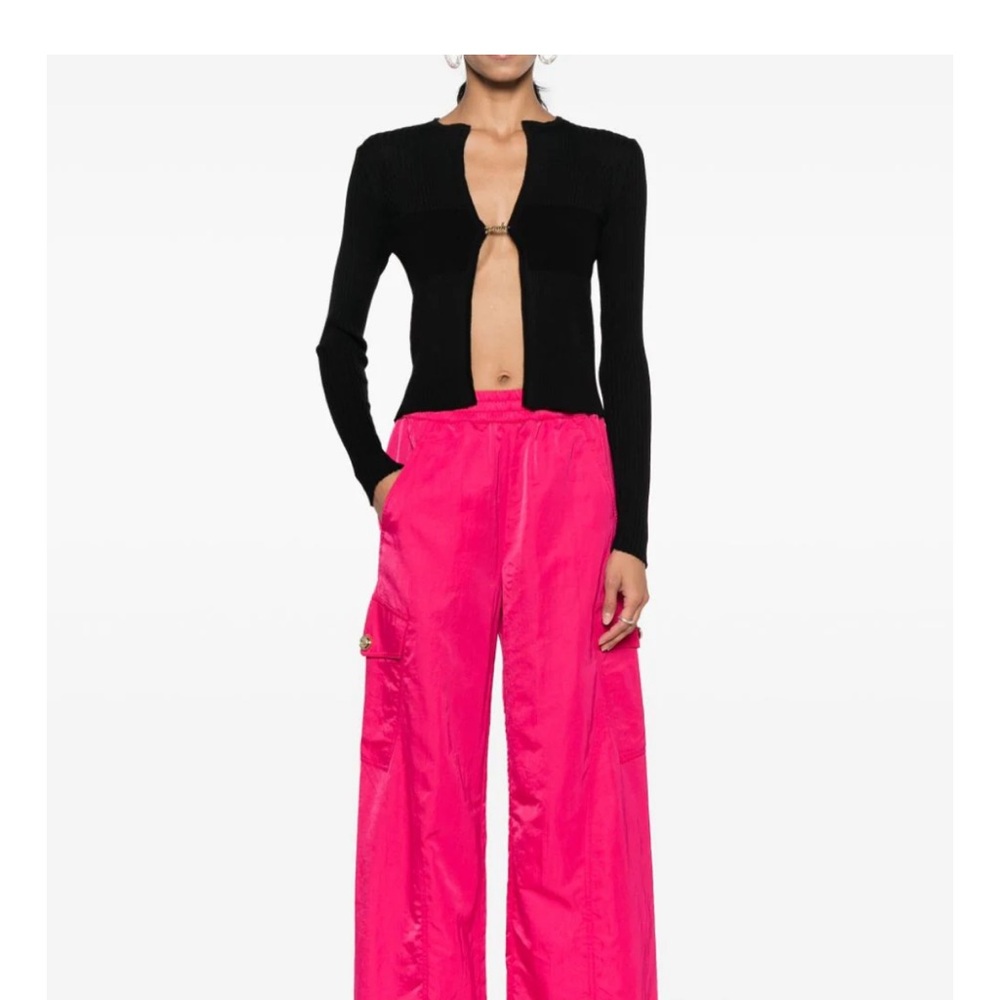 PINKO
open-front ribbed cardigan